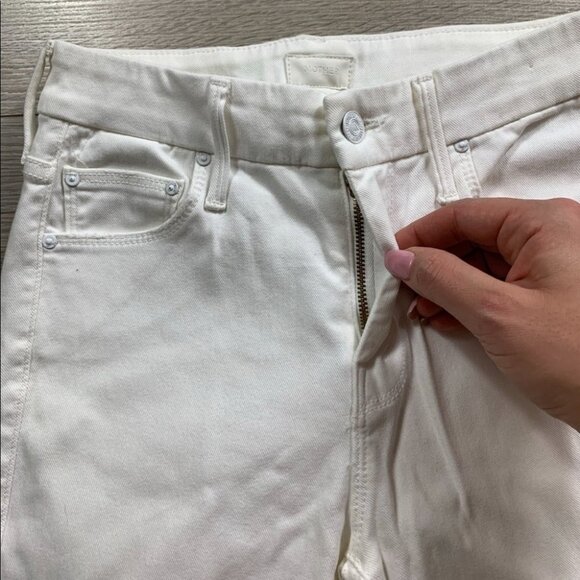 Mother The Looker Crop Glass Slipper Jeans - Picture 9 of 16